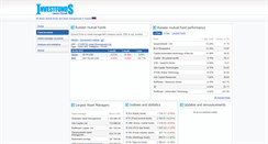 Desktop Screenshot of eng.investfunds.ru